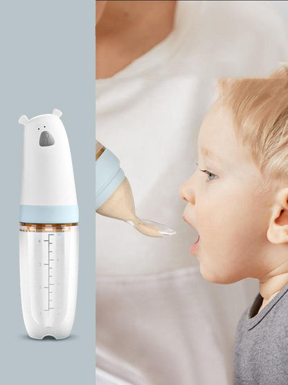 Baby Silicone Spoon - Bottle Feeding - AuBabee