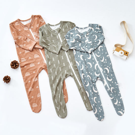 Bamboo Cotton Baby Jumpsuit - AuBabee